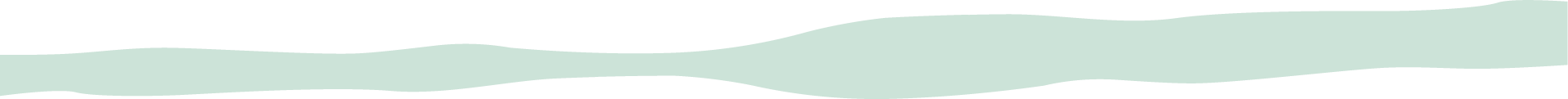 A soft, wavy horizontal shape fills the image, featuring a light, mint-green color. The form is smooth and fluid, resembling a gentle, flowing wave against a clean, white background. The wave's edges are irregular and undulating, adding a sense of natural movement.